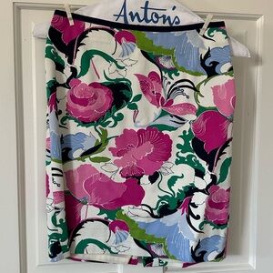 Talbots Floral Pencil Skirt size 2P